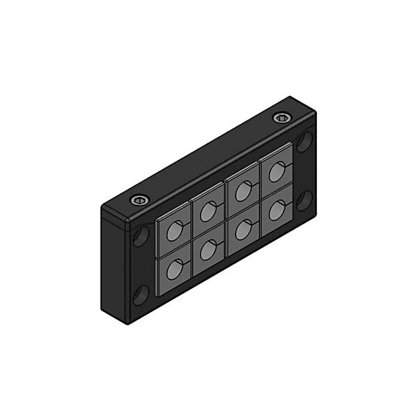icotek Kabeleinführungsleiste schwarz KEL-ER 16/8 sw V2A